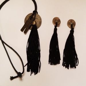 Oriental Style Necklace & Earrings